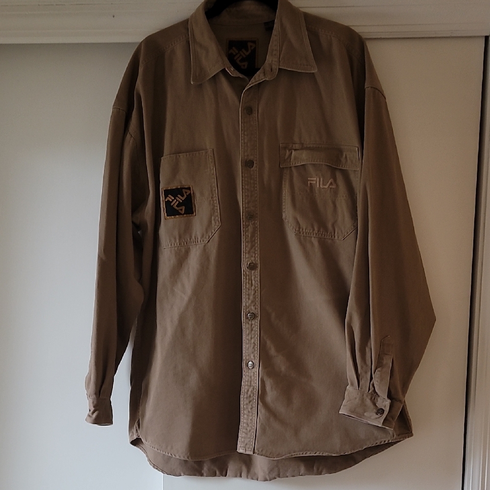 Fila Tan Long Sleeve Shirt